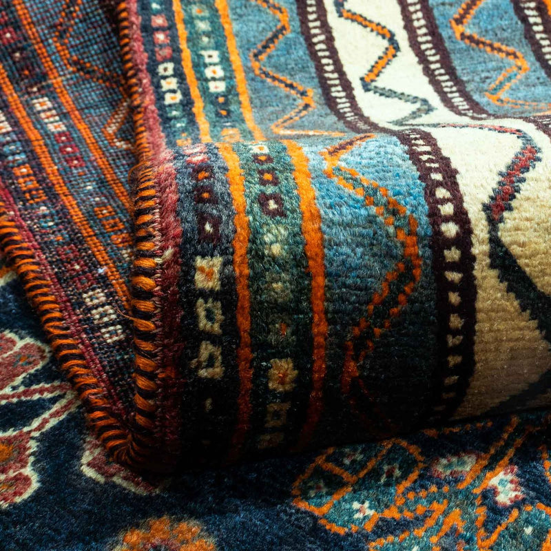 Persisk matta - Nomadic - 246 x 160 cm - mörkblå