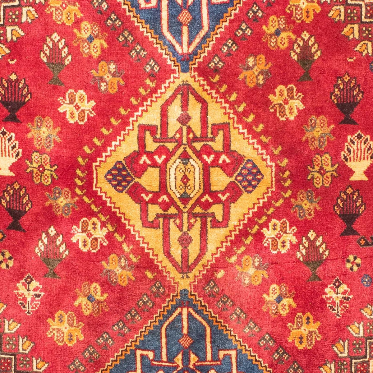 Persisk matta - Nomadic - 175 x 120 cm - mörkröd