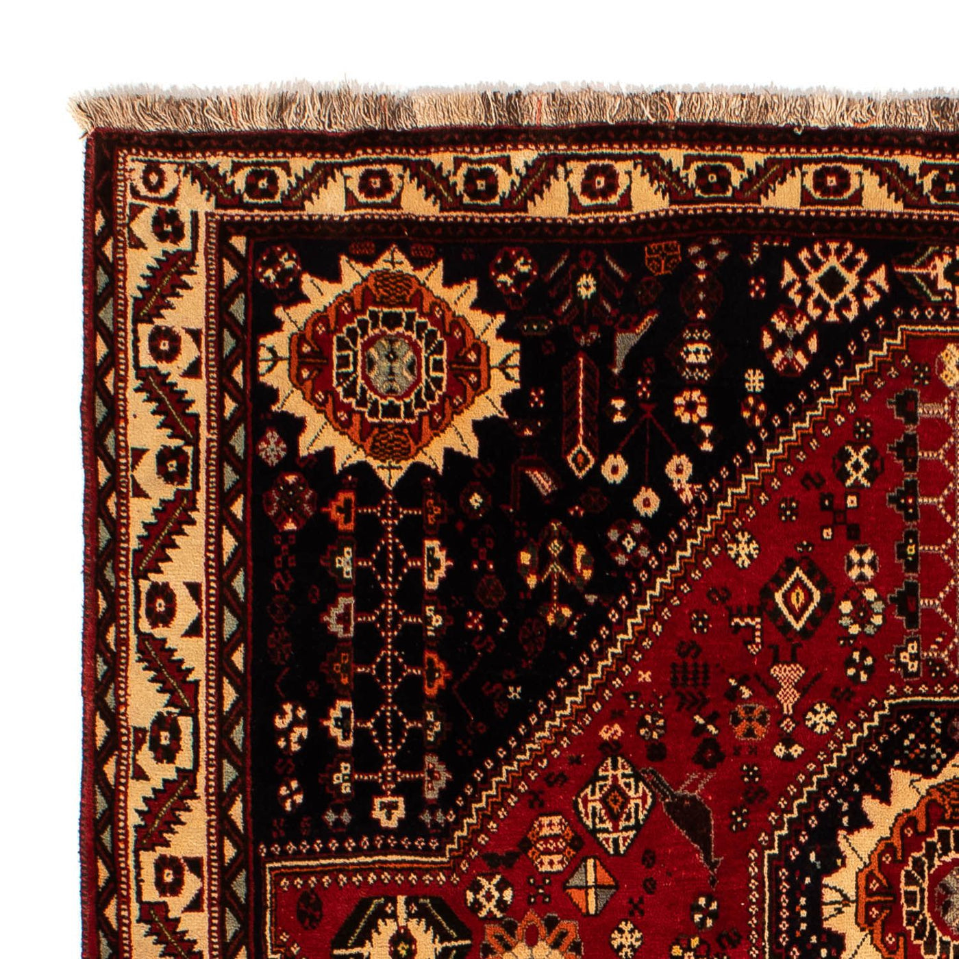 Persisk matta - Nomadic - 295 x 210 cm - mörkröd