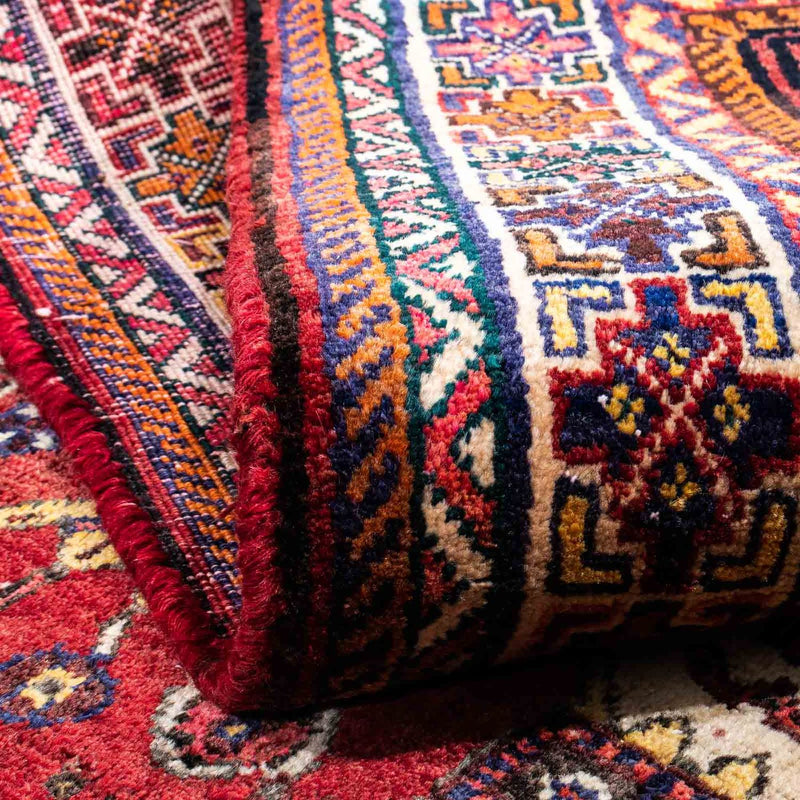 Persisk matta - Nomadic - 250 x 153 cm - mörkröd