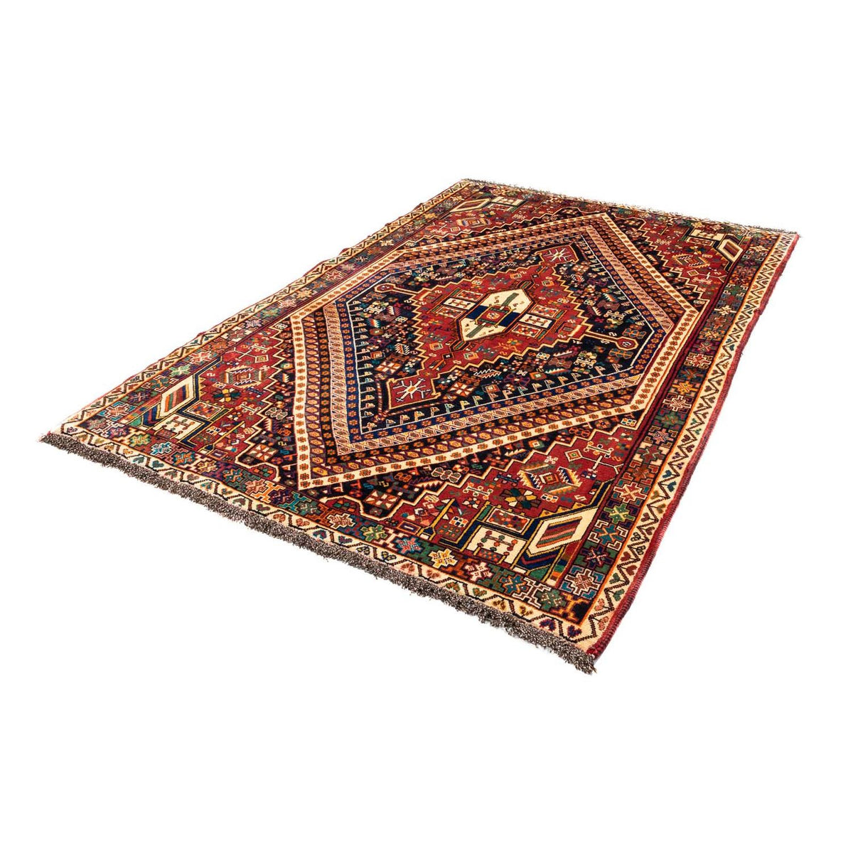 Persisk matta - Nomadic - 253 x 160 cm - flerfärgad