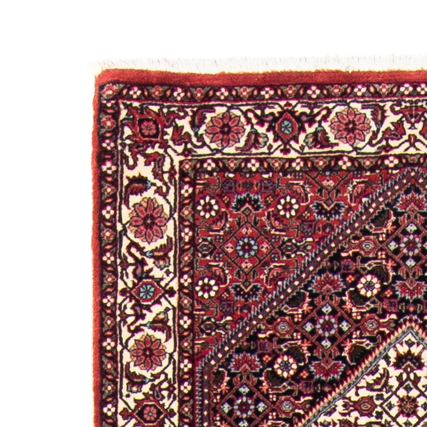 Runner Persisk matta - Bijar - 415 x 78 cm - mörkröd
