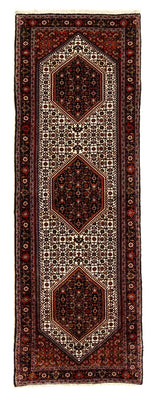 Runner Persisk matta - Bijar - 235 x 74 cm - mörkröd