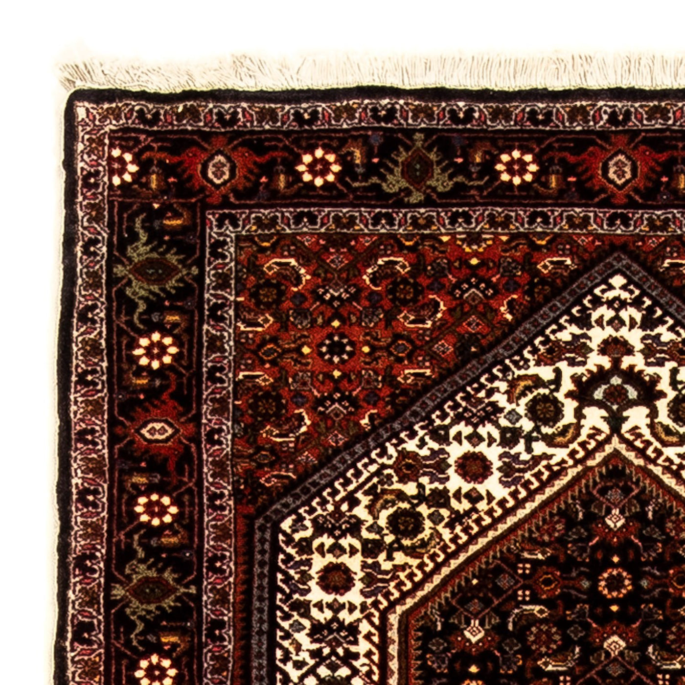 Runner Persisk matta - Bijar - 235 x 74 cm - mörkröd