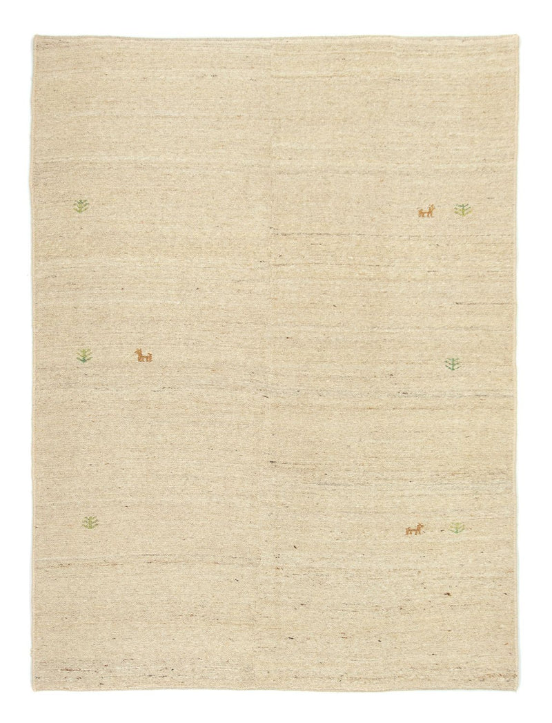 Gabbeh-matta - persisk - 185 x 139 cm - beige