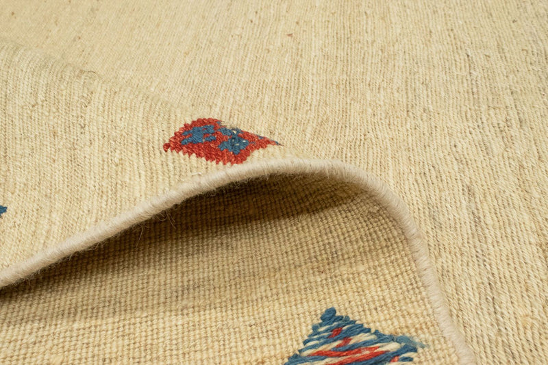 Gabbeh-matta - persisk - 218 x 146 cm - beige