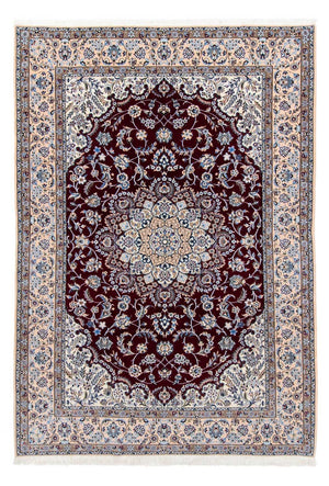 Persisk matta - Nain - Royal - 305 x 201 cm - mörkröd