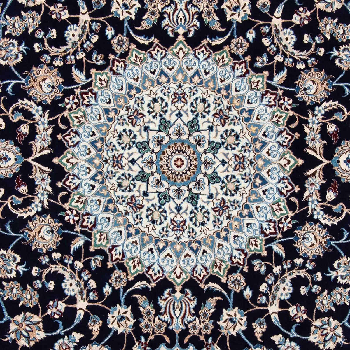 Persisk matta - Nain - Royal - 319 x 203 cm - svart