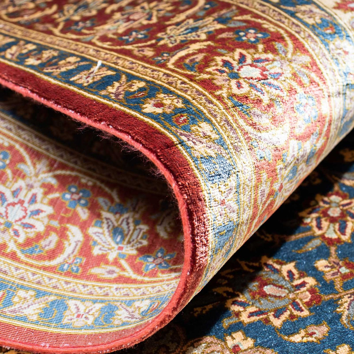 Persisk matta - Ghom - 117 x 80 cm - turkos