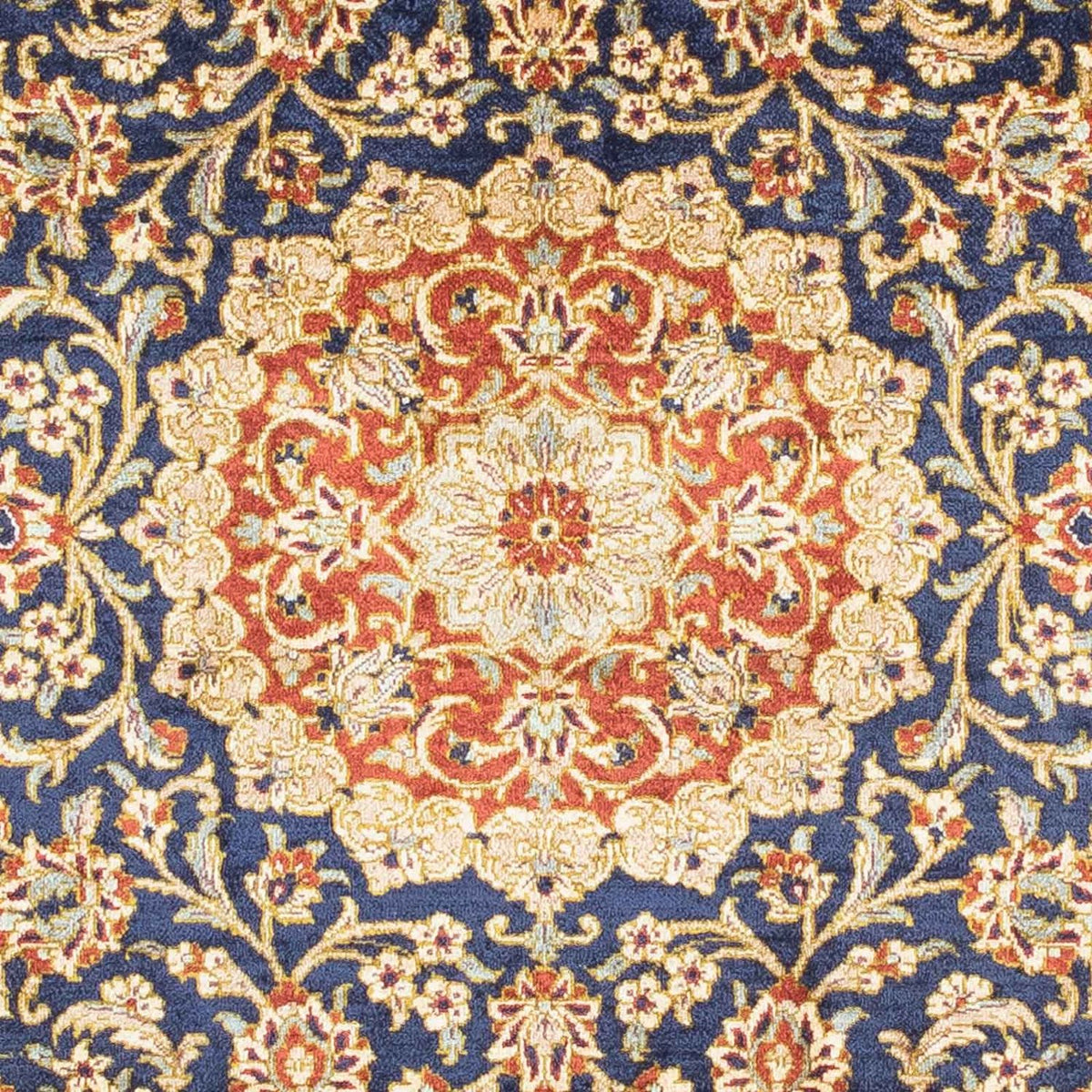 Persisk matta - Ghom - 116 x 78 cm - ljusbrun