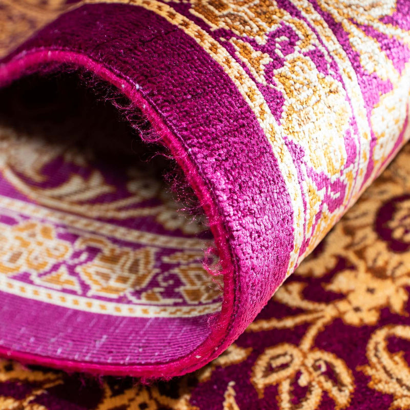 Persisk matta - Ghom - 150 x 100 cm - lila