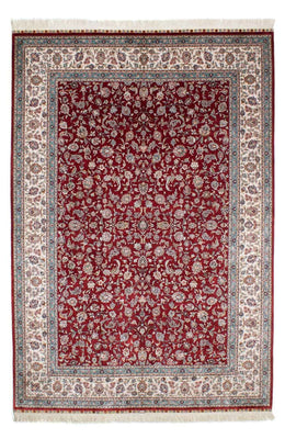 Oriental Carpet - Hereke - 246 x 170 cm - mörkröd