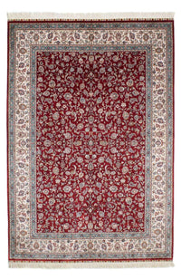 Oriental Carpet - Hereke - 246 x 170 cm - mörkröd