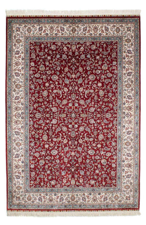 Oriental Carpet - Hereke - 246 x 170 cm - mörkröd