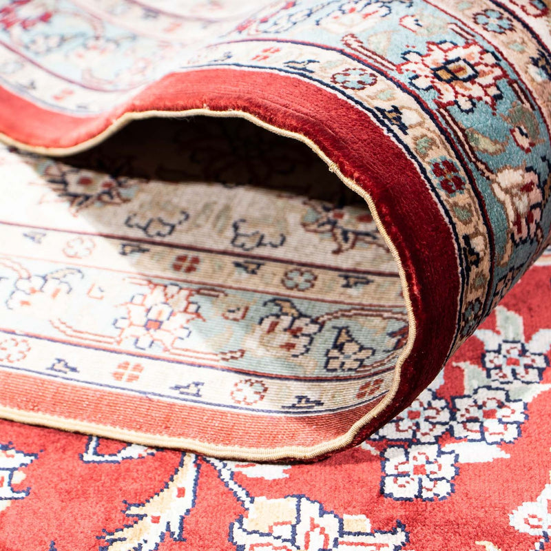 Oriental Carpet - Hereke - 246 x 170 cm - mörkröd