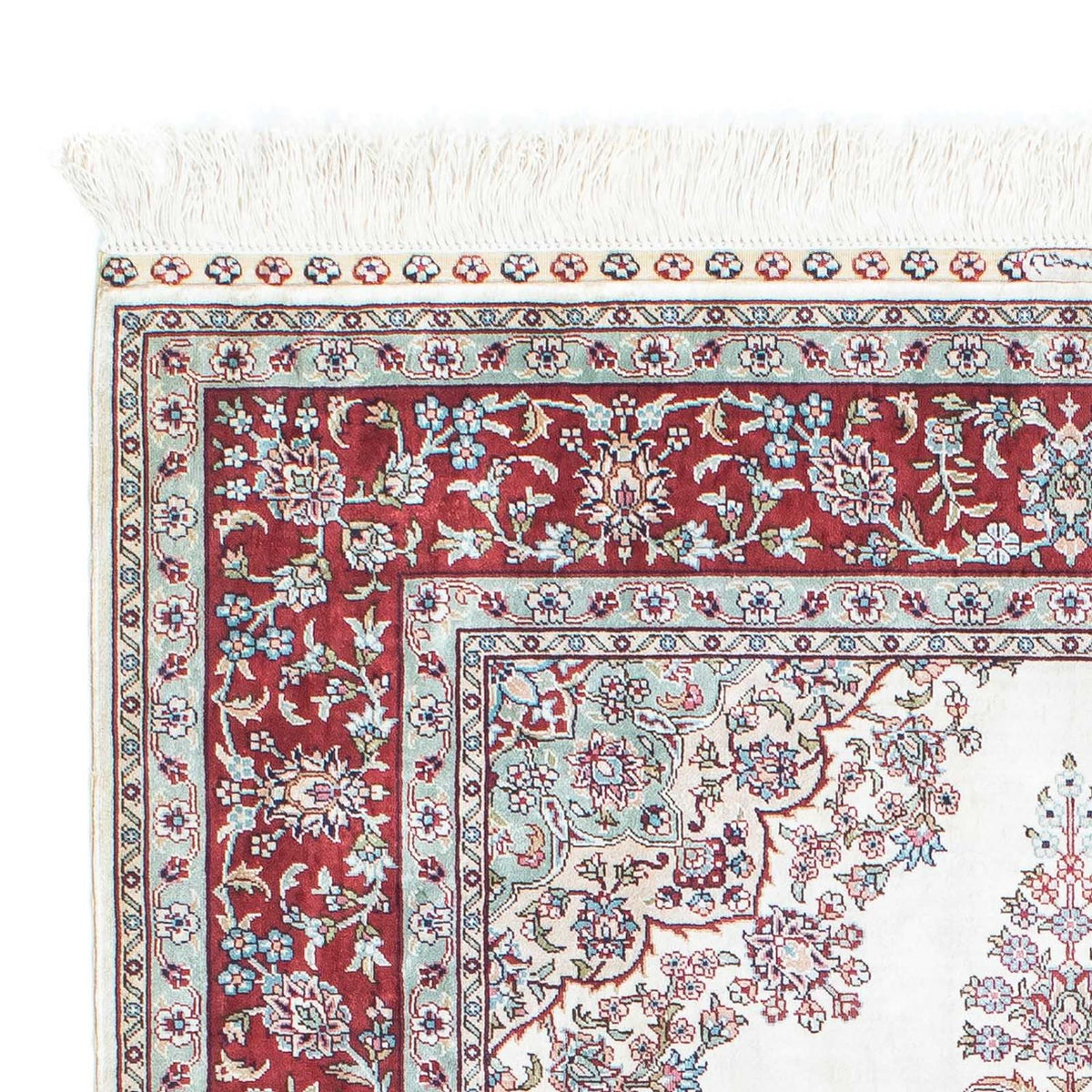Oriental Carpet - Hereke - 137 x 91 cm - mörkröd