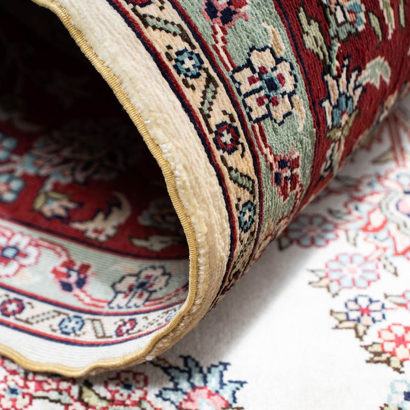 Oriental Carpet - Hereke - 137 x 91 cm - mörkröd