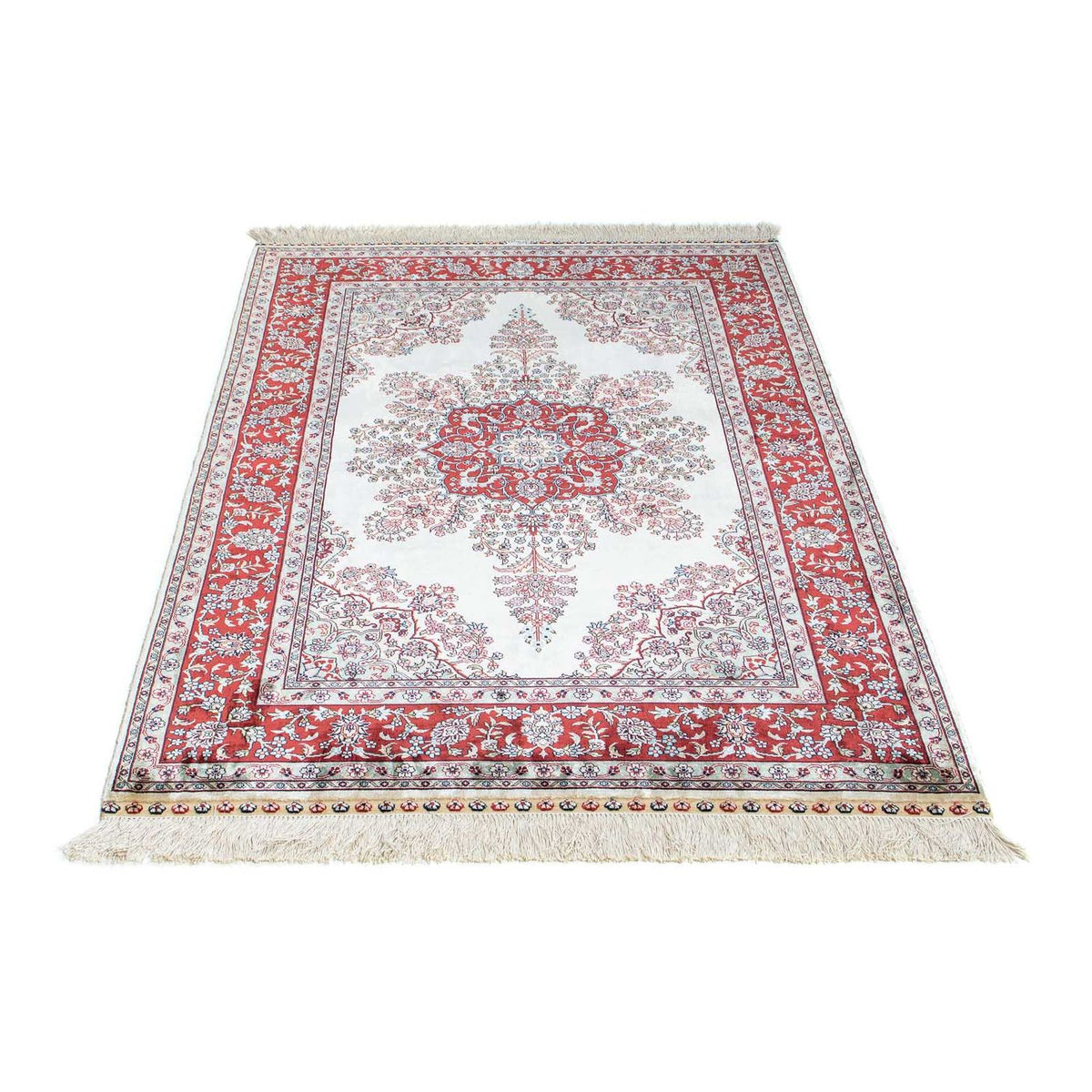 Oriental Carpet - Hereke - 137 x 91 cm - mörkröd