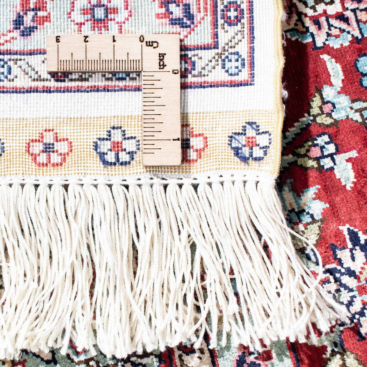 Oriental Carpet - Hereke - 137 x 91 cm - mörkröd