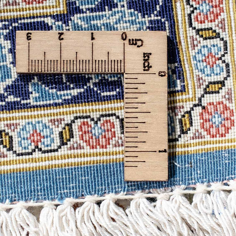 Persisk matta - Ghom - 86 x 60 cm - blå