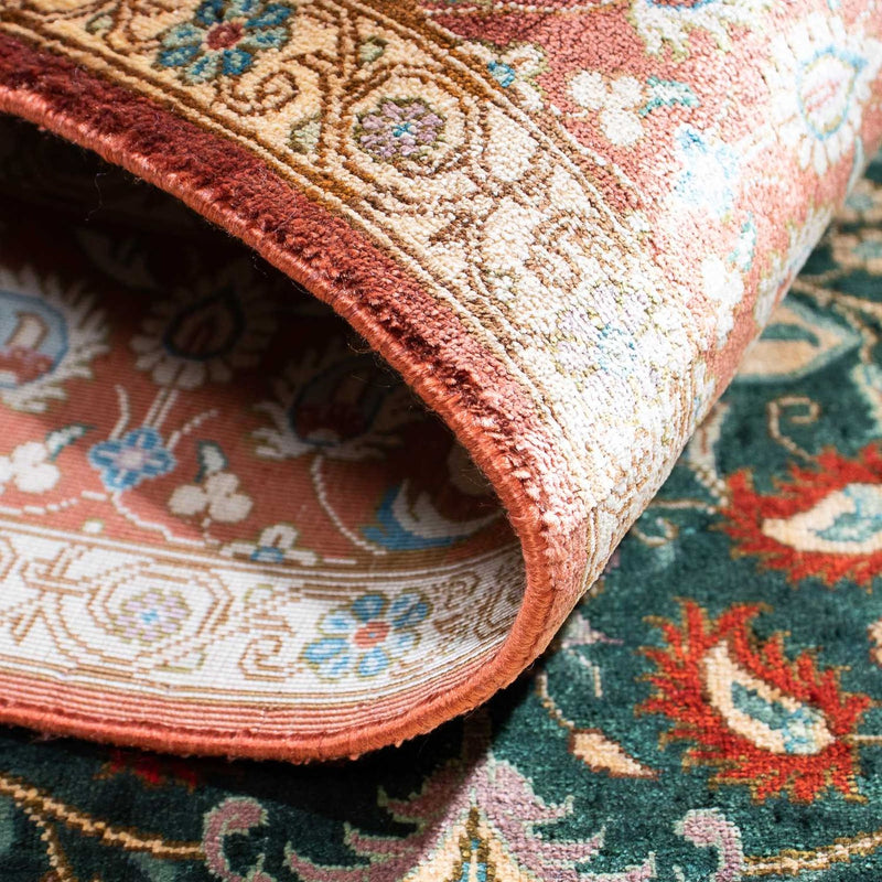 Persisk matta - Ghom - 115 x 80 cm - grön