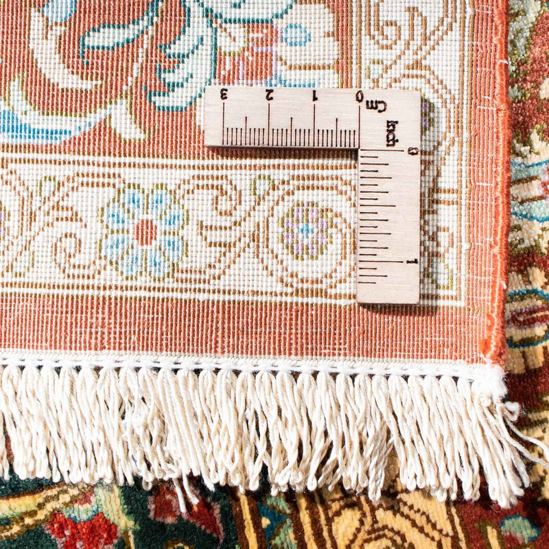 Persisk matta - Ghom - 115 x 80 cm - grön