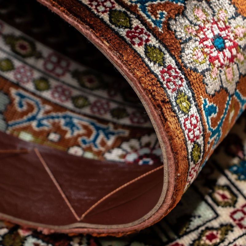 Persisk matta - Ghom - 91 x 59 cm - flerfärgad