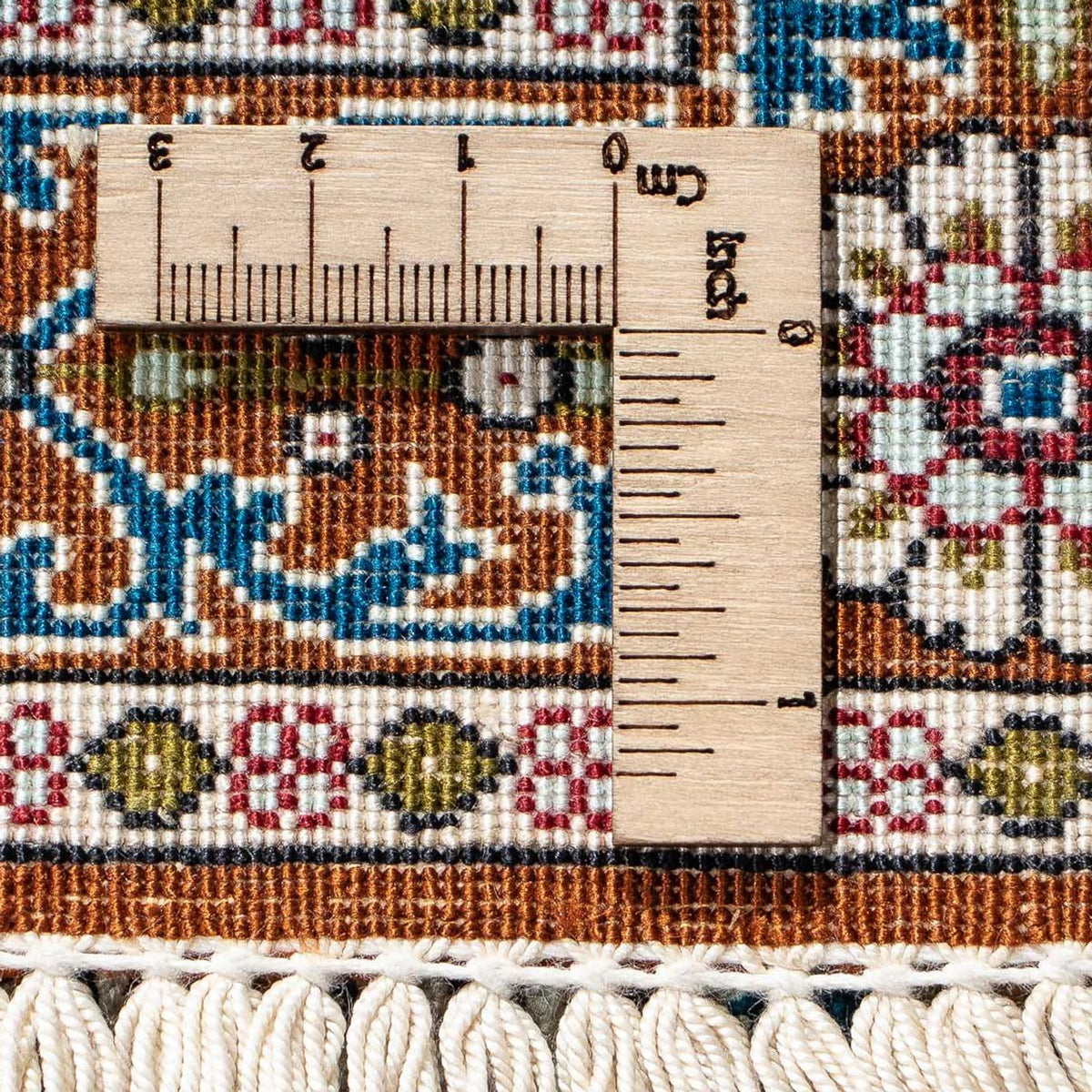 Persisk matta - Ghom - 91 x 59 cm - flerfärgad