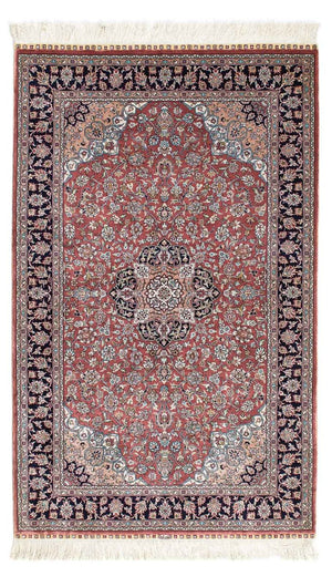 Oriental Carpet - Hereke - 152 x 91 cm - mörkröd