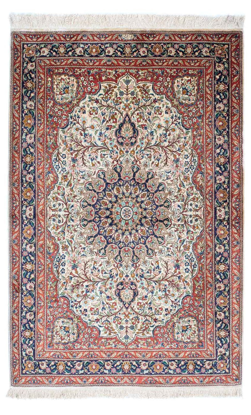 Persisk matta - Ghom - 155 x 104 cm - beige