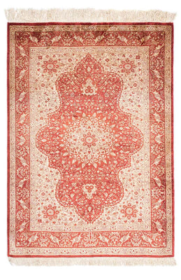 Oriental Carpet - Hereke - 122 x 69 cm - mörkröd