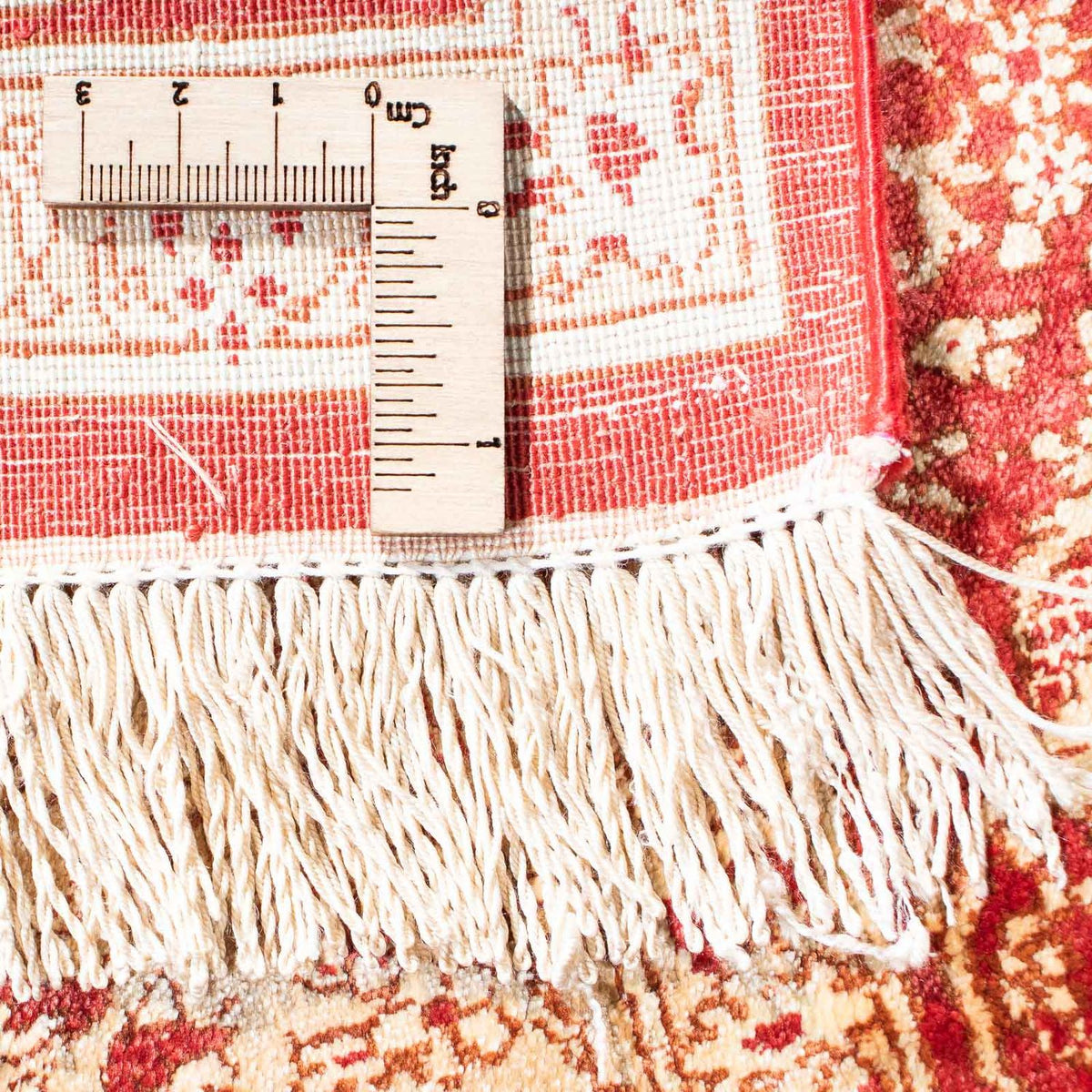 Oriental Carpet - Hereke - 122 x 69 cm - mörkröd