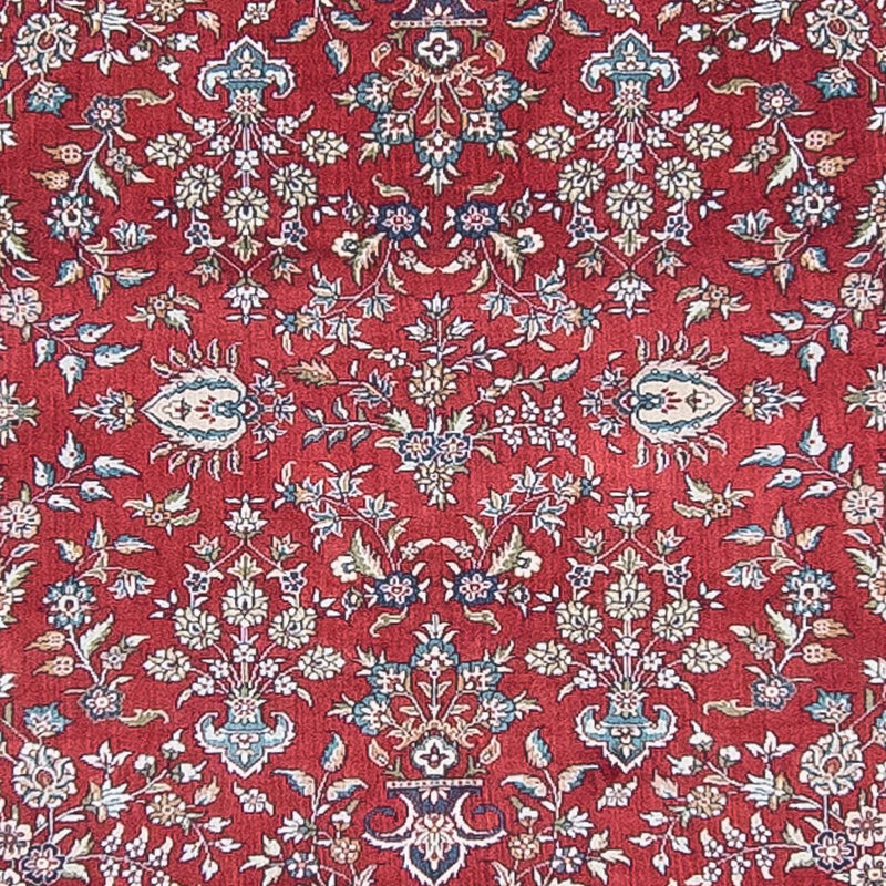 Runner Oriental Carpet - Hereke - 369 x 78 cm - mörkröd