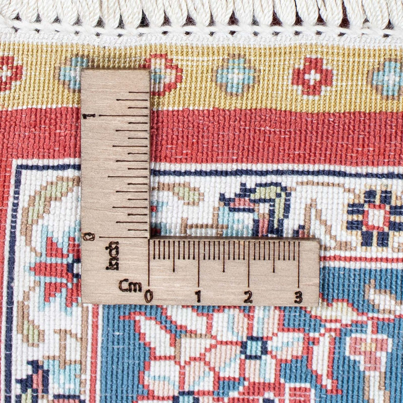 Runner Oriental Carpet - Hereke - 369 x 78 cm - mörkröd