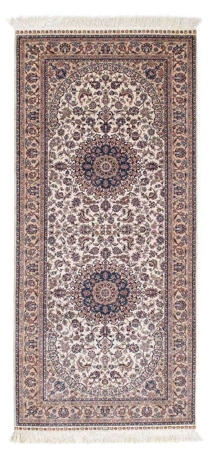 Runner Oriental Carpet - Hereke - 185 x 78 cm - beige