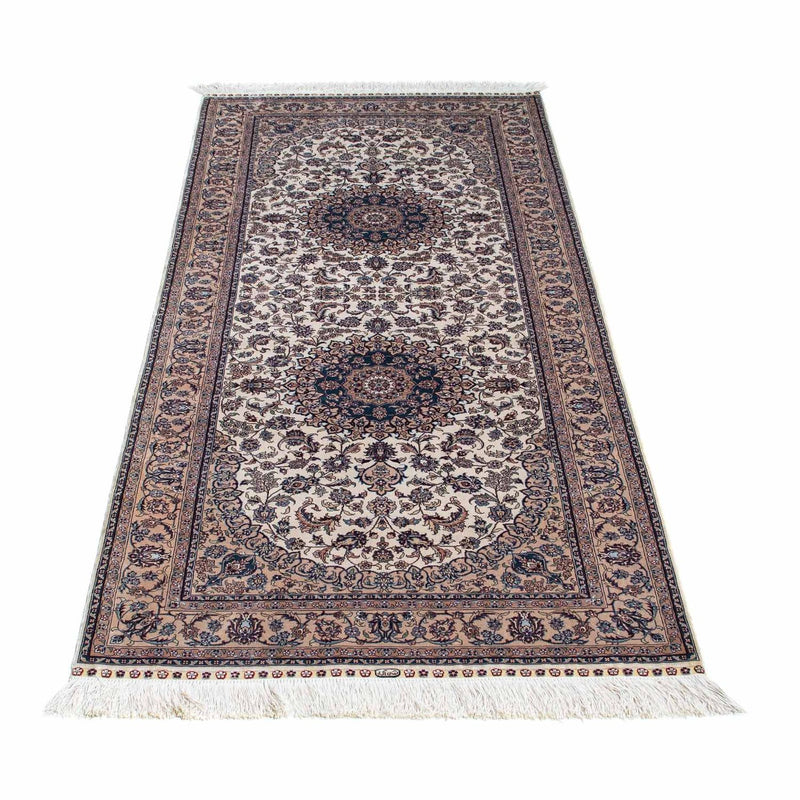Runner Oriental Carpet - Hereke - 185 x 78 cm - beige