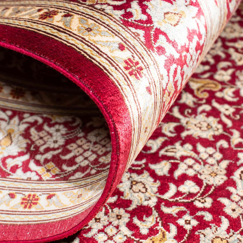 Oriental Carpet - Hereke - 122 x 76 cm - mörkröd