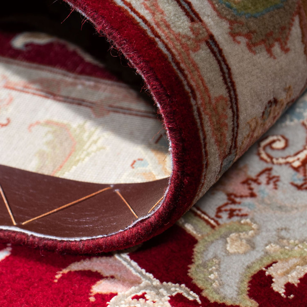 Runner Persisk matta - Tabriz - 206 x 78 cm - mörkröd