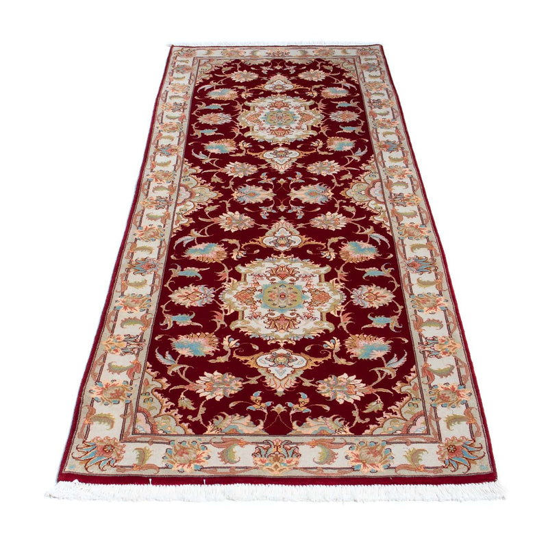 Runner Persisk matta - Tabriz - 206 x 78 cm - mörkröd