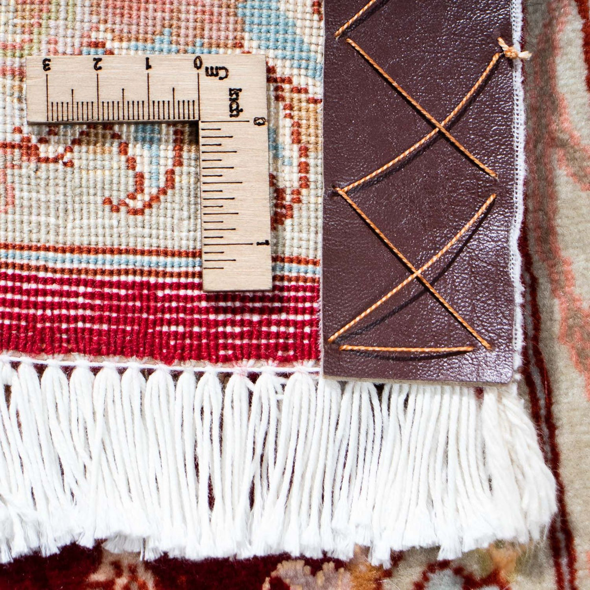 Runner Persisk matta - Tabriz - 206 x 78 cm - mörkröd