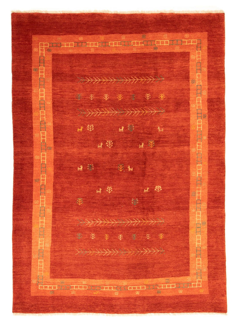 Gabbeh-matta - Loribaft Persian - 233 x 173 cm - röd