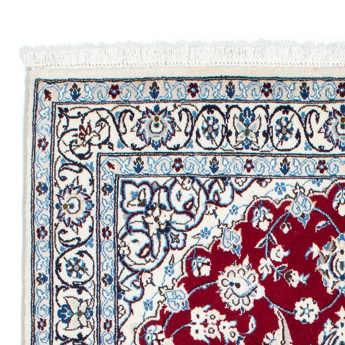 Persisk matta - Nain - Royal - 184 x 108 cm - mörkröd