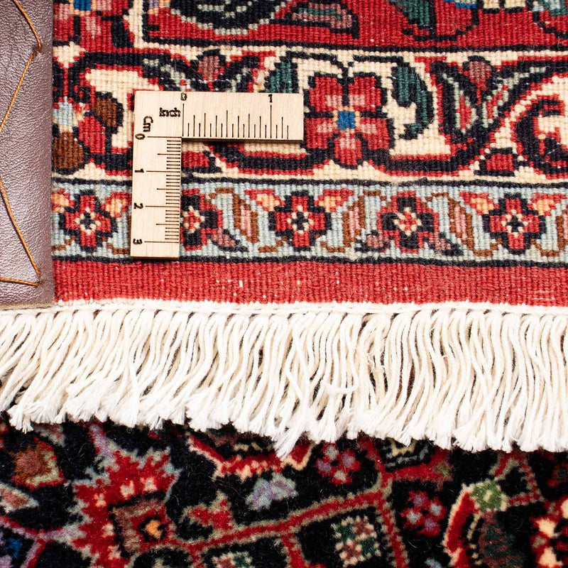 Persisk matta - Bijar - 252 x 200 cm - mörkröd