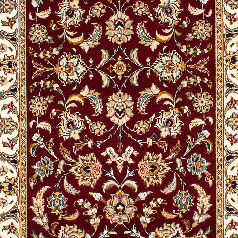 Runner Persisk matta - Tabriz - Royal - 315 x 88 cm - mörkröd