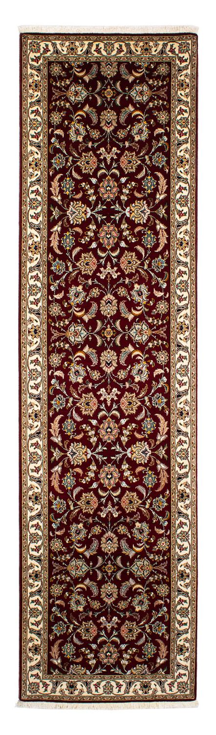 Runner Persisk matta - Tabriz - Royal - 317 x 88 cm - mörkröd