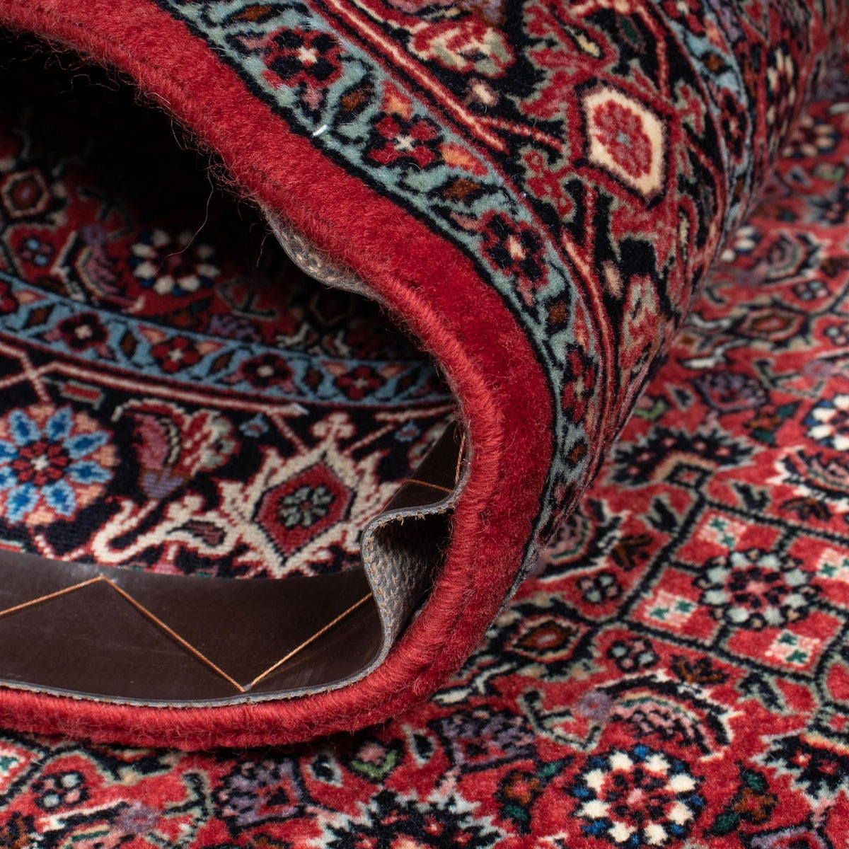 Runner Persisk matta - Bijar - 202 x 104 cm - mörkröd
