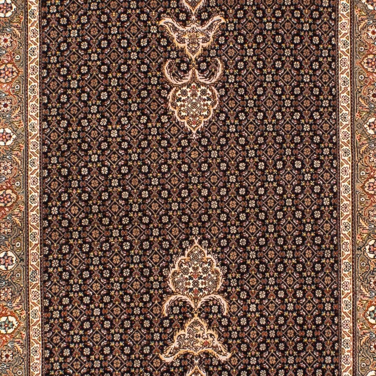 Runner Persisk matta - Tabriz - 248 x 81 cm - mörkblå