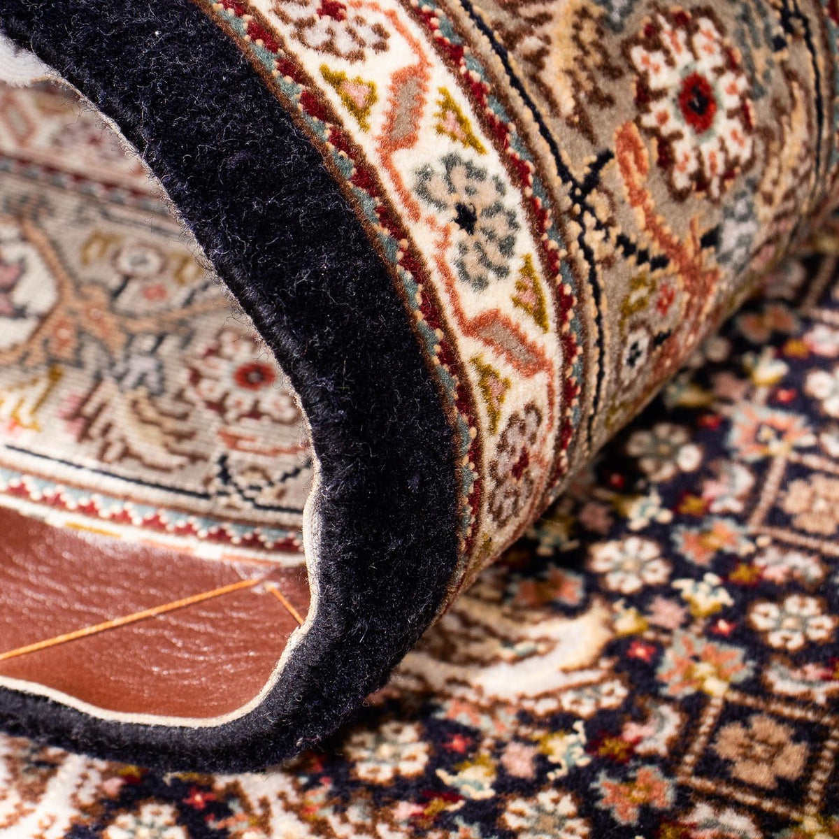 Runner Persisk matta - Tabriz - 248 x 81 cm - mörkblå