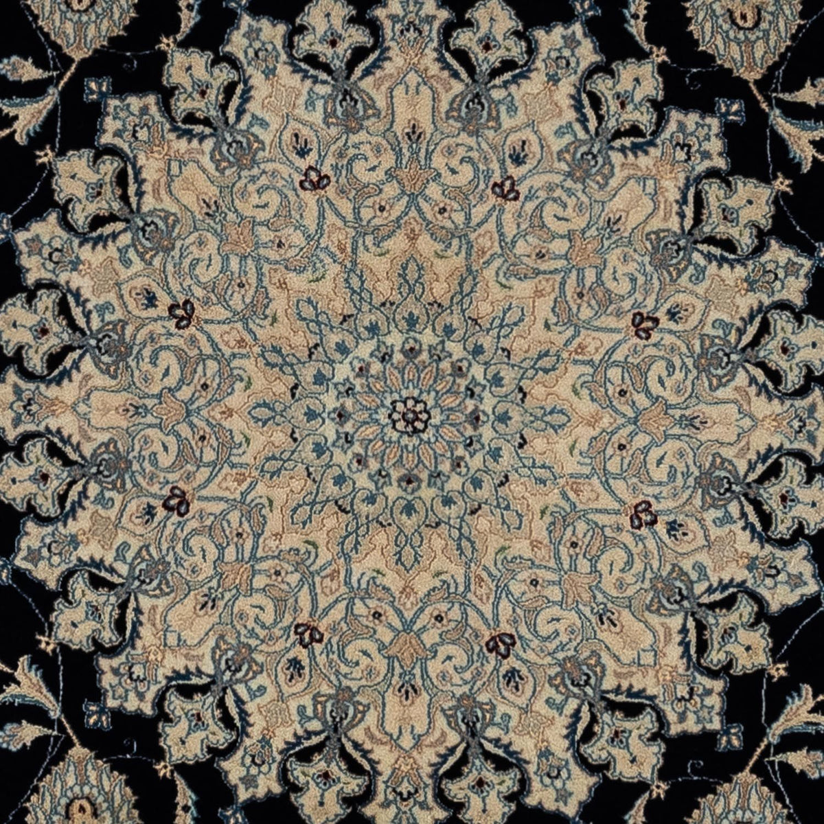 Persisk matta - Nain - Royal - 344 x 250 cm - svart