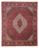 Persisk matta - Bijar - 314 x 253 cm - mörkröd